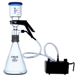 Filtr8 Lab Filtration Vacuum Pump Pro with Filtration Flask
