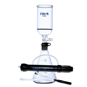 Filtr8 Buchner Funnel Filtration Kit with Vacuum Stick