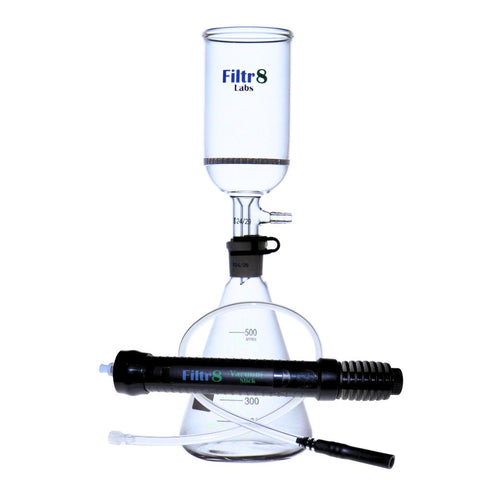 Filtr8 Buchner Funnel Filtration Kit with Vacuum Stick