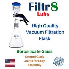 Filtr8 500ml Lab Vacuum Filtration Flask | vacuum filter flask